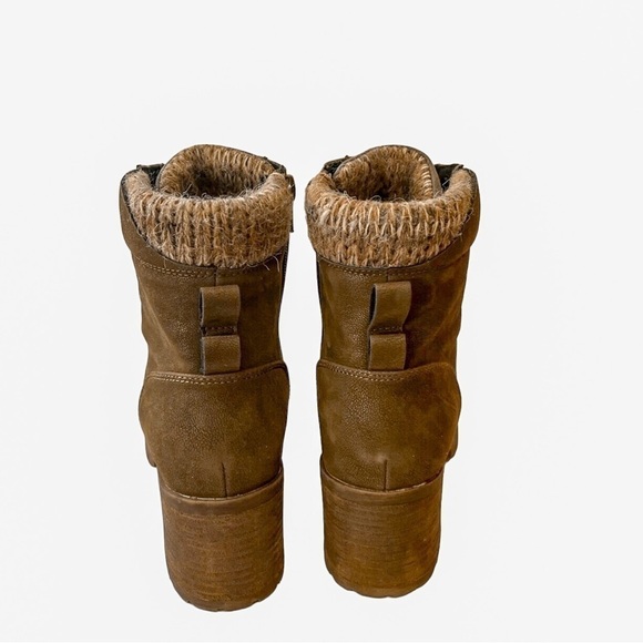 Steve Madden Command Ankle Boots Olive Green Size 10 - Picture 3 of 6